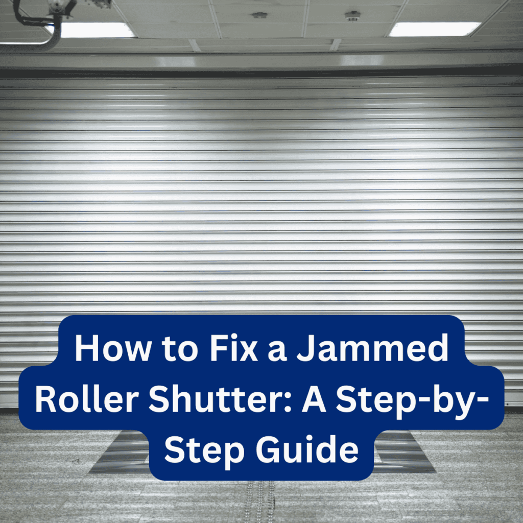 How to Fix a Jammed Roller Shutter A Step-by-Step Guide