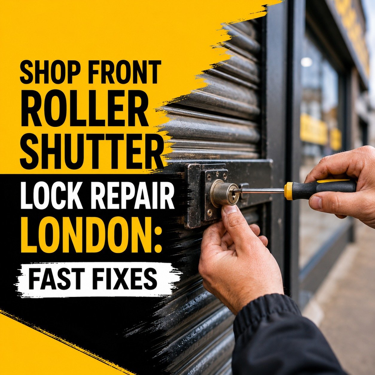 Shop Front Roller Shutter Lock Repair London