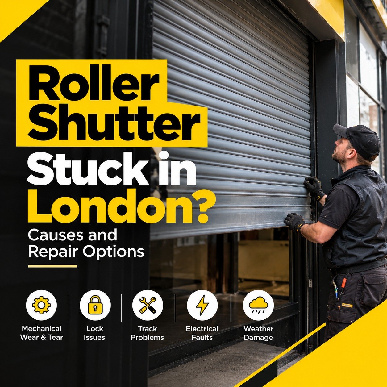 Roller Shutter Stuck in London